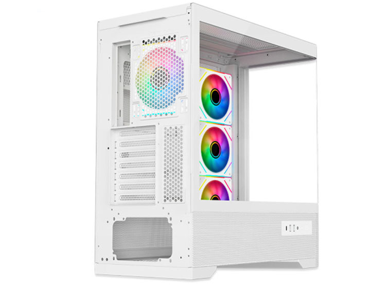 CASE ANTRYX FX 830 WHITE, FAN X4 ARGB, USB TIPO-C - 5