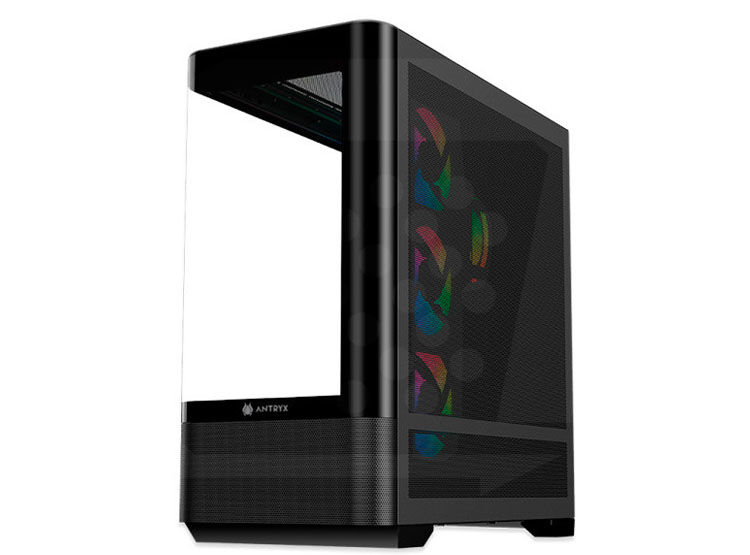 CASE ANTRYX FX 830 BLACK, FAN X4 ARGB, USB TIPO-C - 3