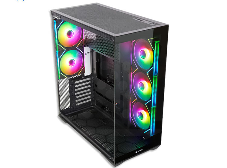 CASE ANTRYX FX 970 PRO, 5 COOLER ARGB, USB TIPO-C - 2