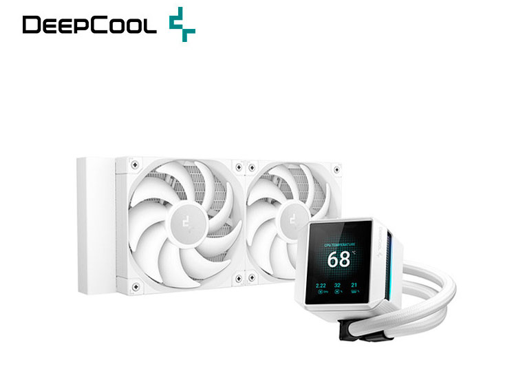REFRIGERACION LIQUIDA DEEPCOOL MYSTIQUE 240 WH ARGB, PANTALLA - 2