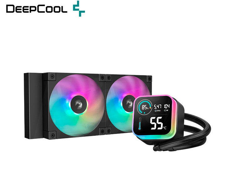 REFRIGERACION LIQUIDA DEEPCOOL LQ240, PANTALLA, ARGB - 2