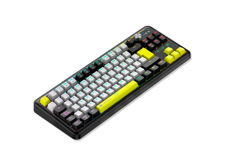 TECLADO MECANICO INALAMBRICO/BT ANTRYX TK950 PRO BLACK, SWITCH RED GATERON - 3
