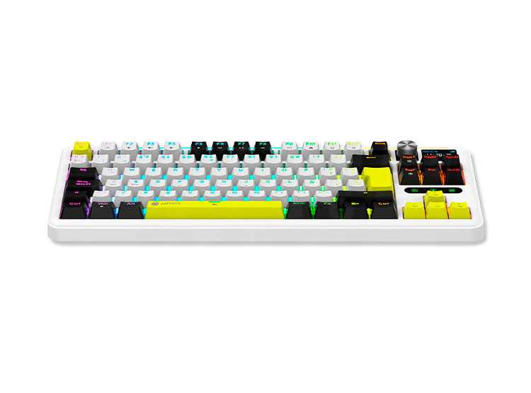 TECLADO MECANICO INALAMBRICO/BT ANTRYX TK950 PRO WHITE, SWITCH BLUE GATERON - 2
