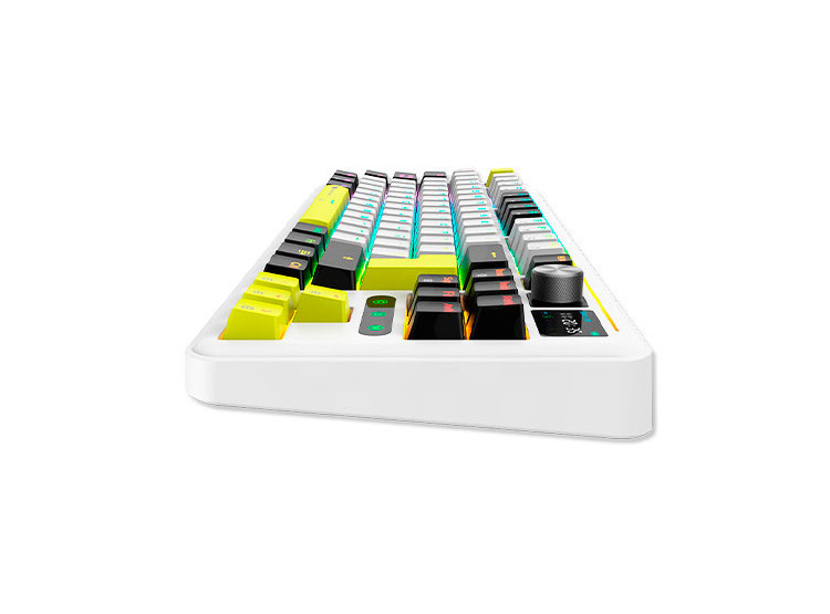 TECLADO MECANICO INALAMBRICO/BT ANTRYX TK950 PRO WHITE, SWITCH BLUE GATERON - 4