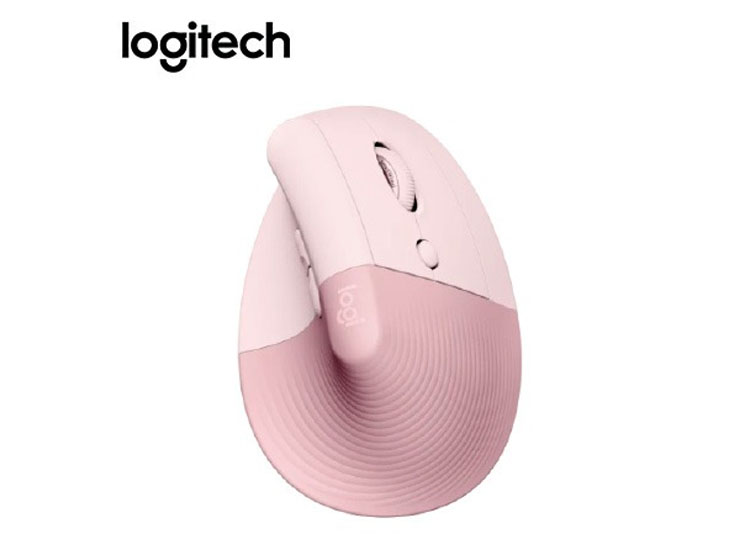 MOUSE LOGITECH LIFT VERTICAL ERGONOMIC WIRELESS/BT ROSE (910-006472) - 1