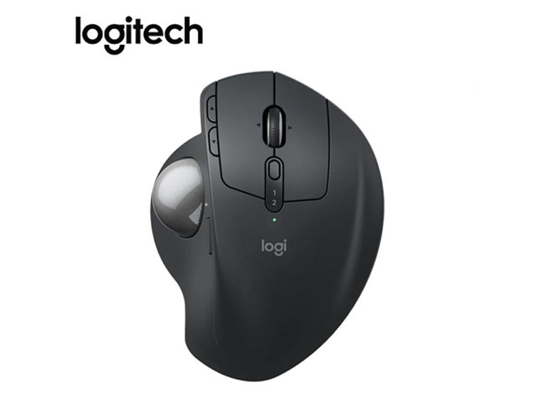 MOUSE LOGITECH MX ERGO S ADVANCED TRACKBALL WIRELESS BOLT/BLUETOOTH USB-C BLACK (910-007261) - 1