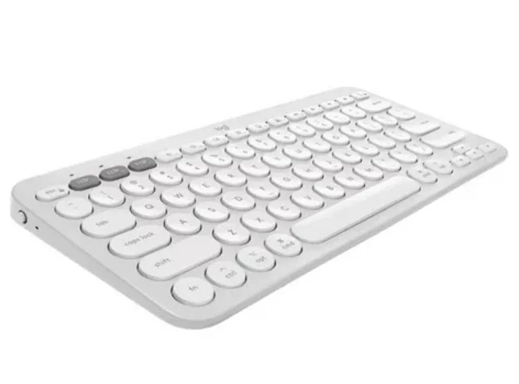 TECLADO LOGITECH PEBBLE 2 K380S BLUETOOTH/WIRELESS SP WHITE (920-011784) - 2