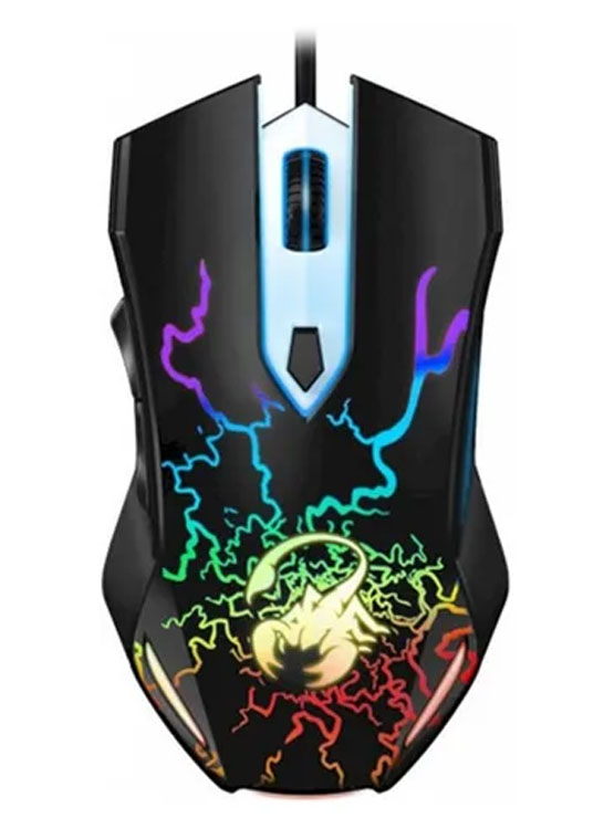 MOUSE GENIUS GX SCORPION SPEAR 2000 DPI 6-BOT RGB BLACK - 2