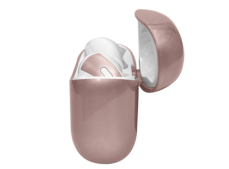 AUDÍFONOS TEROS TE-8074GR ROSA/DORADO - 2