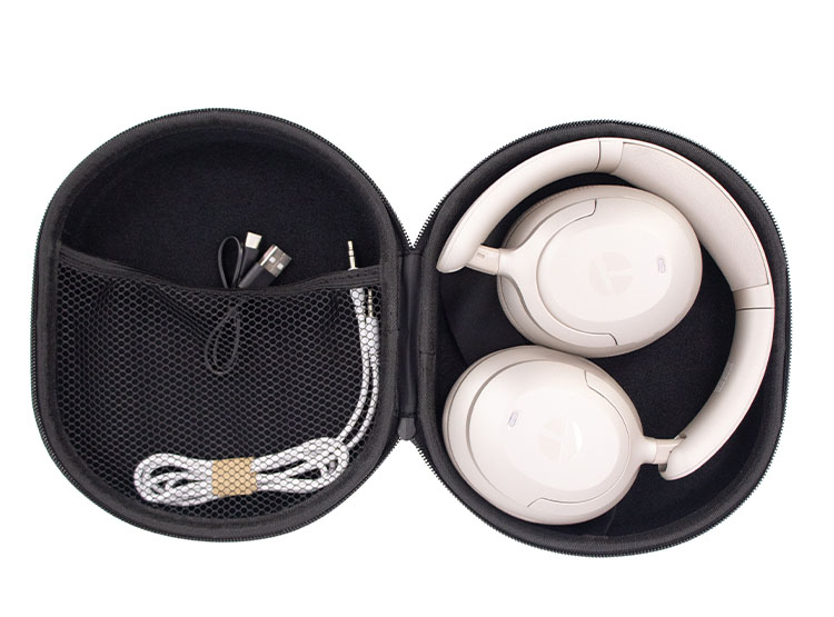 AUDÍFONO INALÁMBRICOS TEROS TE-8038NE, USB-C, NATURAL TITANIUM - 6