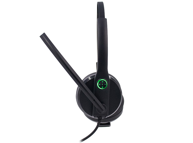 AUDÍFONO TEROS TE-8039CS, USB, NEGRO - 3