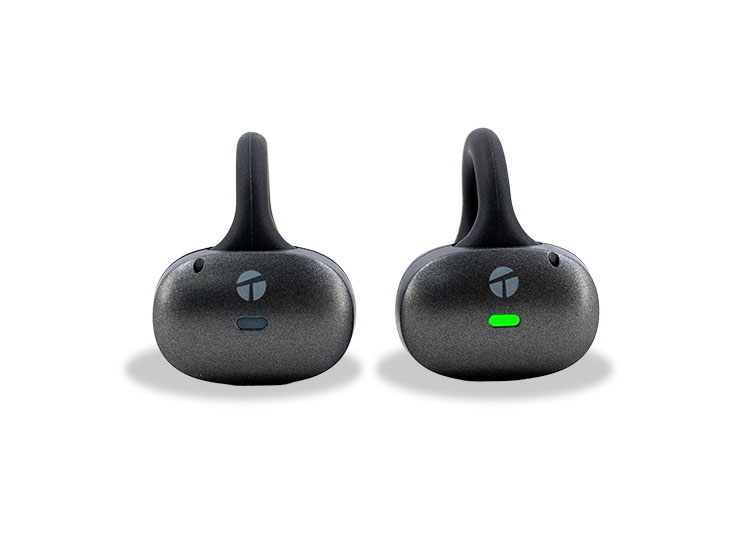 AUDÍFONOS INALÁMBRICOS TEROS TE-80712N, BLUETOOTH, CARGA TIPO C, NEGRO TITANIUM - 3