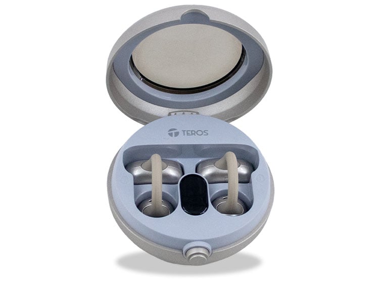 AUDÍFONOS INALÁMBRICOS TEROS TE80712NE, BLUETOOTH, CARGA TIPO C, NATURAL TITANIUM - 2