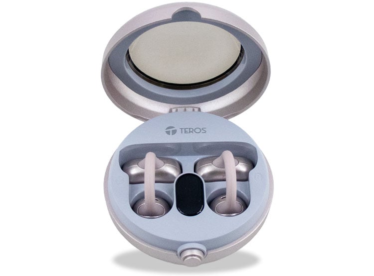 AUDÍFONOS INALÁMBRICOS TEROS TE-80712RS, BLUETOOTH, CARGA TIPO C, ROSE TITANIUM - 2
