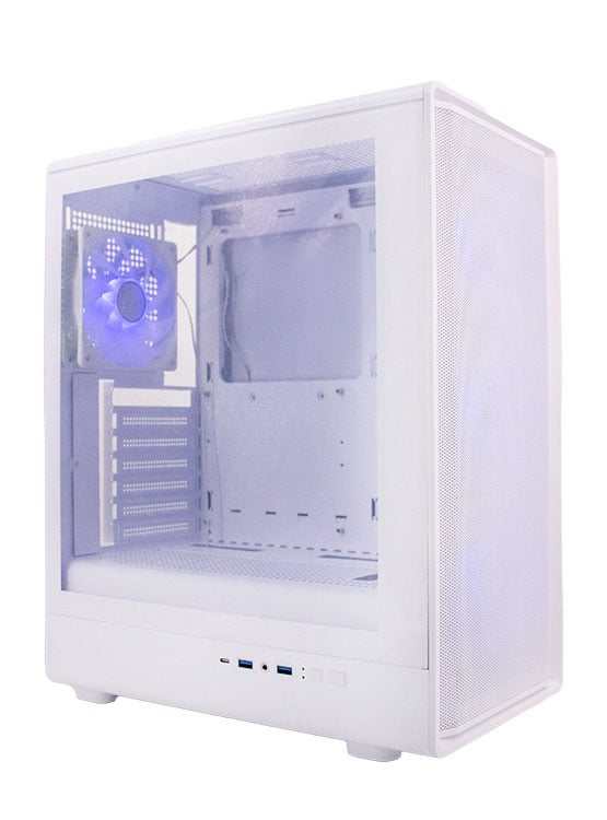 CASE SIN FUENTE GAMER TEROS TE-1329G  BLANCO - 3