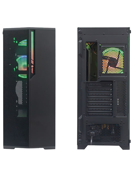 CASE GAMER TEROS TE1175N, MID TOWER, NEGRO, USB 3.0, USB 2.0, AUDIO. - 4