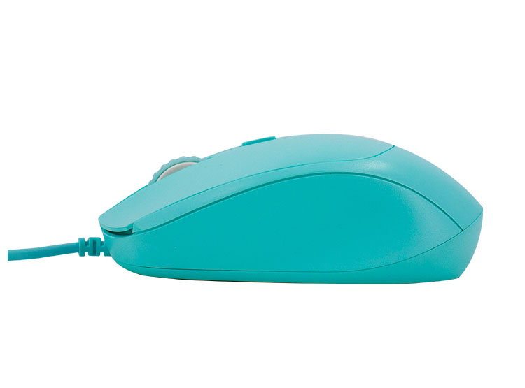 MOUSE ÓPTICO TEROS TE-1227S, 800-1200-1600 DPI, USB, 4 BOTONES, COLOR VERDE - 4