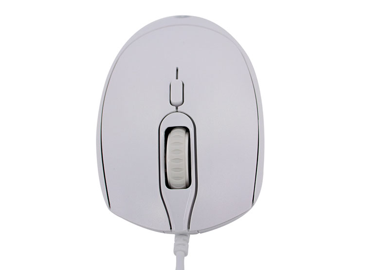 MOUSE ÓPTICO TEROS TE-1225S, 800-1200-1600 DPI, USB, 4 BOTONES, COLOR BLANCO - 2
