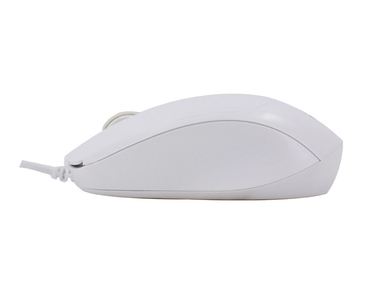 MOUSE ÓPTICO TEROS TE-1225S, 800-1200-1600 DPI, USB, 4 BOTONES, COLOR BLANCO - 3