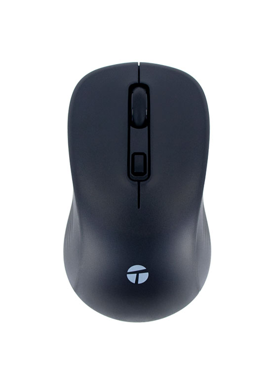 MOUSE INALÁMBRICO TEROS TE-1231S, 2.4GHZ, BT 5.0, 4 BOTONES, USB, NEGRO - 1