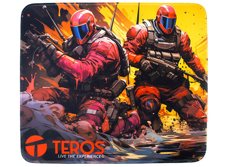 MOUSEPAD TEROS TE-3019S, DISEÑO IMPRESO - 1