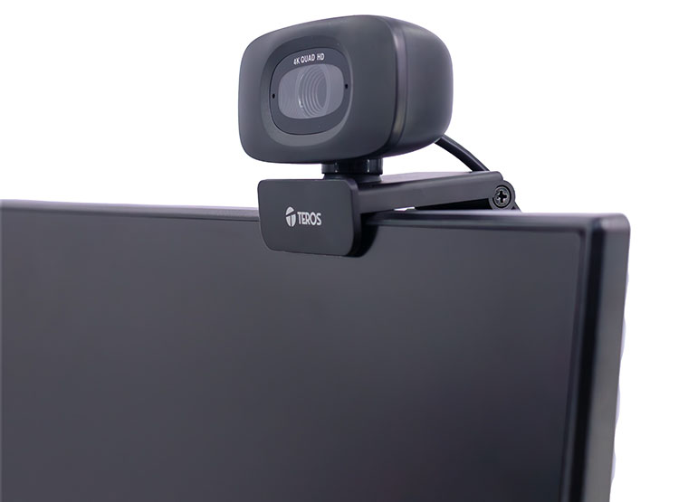 WEBCAM TEROS TE-9073N, 4K, MICRÓFONO INCORPORADO, USB 2.0 - 5