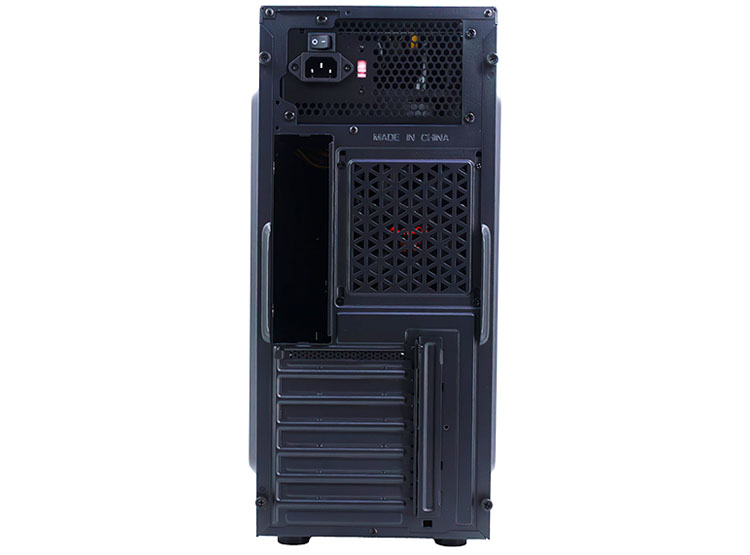 CASE GAMER TEROS TE-1319G, MID TOWER, 450W, USB 3.0 / 2.0, AUDIO, NEGRO - 4