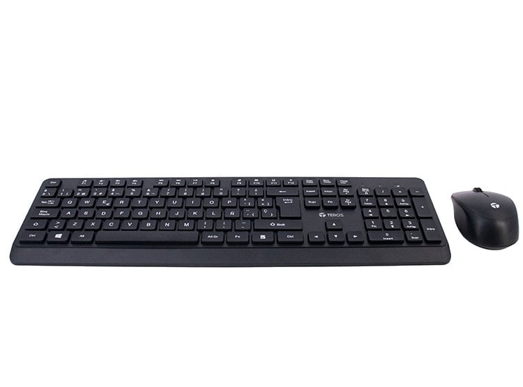 KIT INALÁMBRICO TECLADO + MOUSE TEROS TE-5011CS, 2.4GHZ, 1000DPI, ESPAÑOL, NEGRO - 2