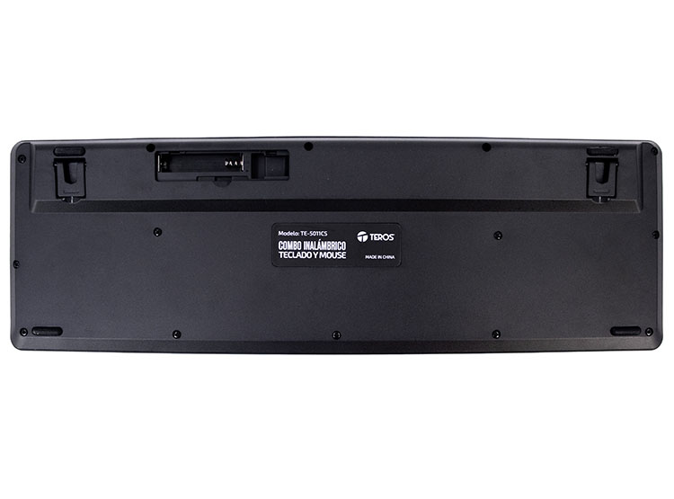 KIT INALÁMBRICO TECLADO + MOUSE TEROS TE-5011CS, 2.4GHZ, 1000DPI, ESPAÑOL, NEGRO - 3