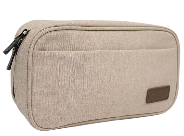 CARTUCHERA / ESTUCHE / ORGANIZADOR / PORTACABLES TEROS TE-ACS9015, BEIGE - 1