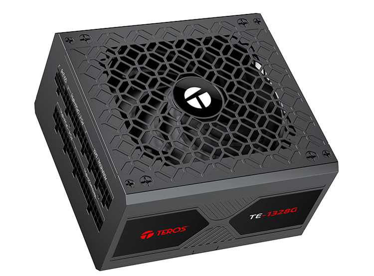 FUENTE DE ALIMENTACIÓN GAMER TEROS TE-1328G, FORMATO ATX, 1000W 80 PLUS GOLD 155-240V - 5