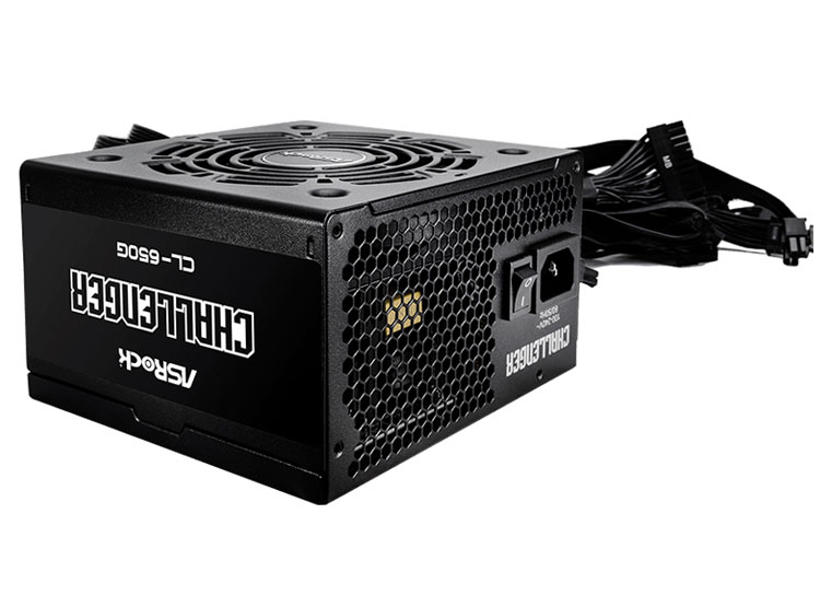 FUENTE DE ALIMENTACIÓN ASROCK, 650W, ATX, 80 PLUS GOLD. - 1
