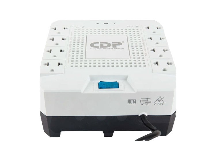 ESTABILIZADOR CDP R-AVR1808I, 1800VA/1000W, 8 TOMAS - 2