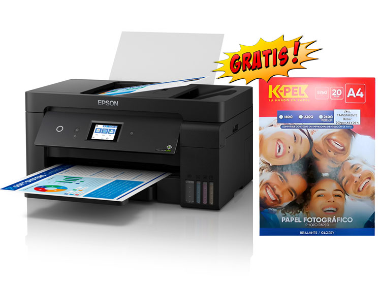 MULTIFUNCIONAL DE TINTA EPSON ECOTANK L14150, IMPRIME / ESCANEA / COPIA / FAX / WI-FI / USB / ETHERNET - 1
