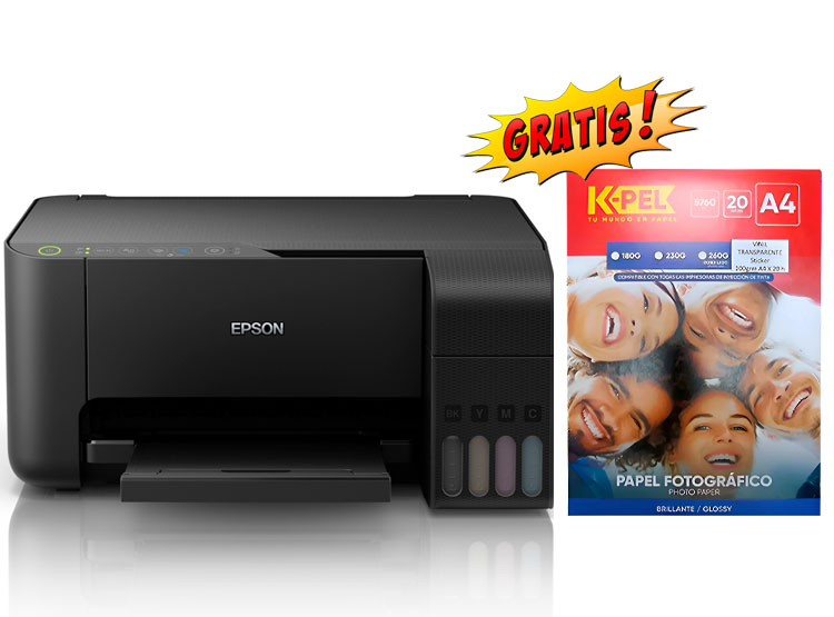 MULTIFUNCIONAL DE TINTA EPSON L3250, USB DE ALTA VELOCIDAD (COMPATIBLE CON USB 2.0) - 1
