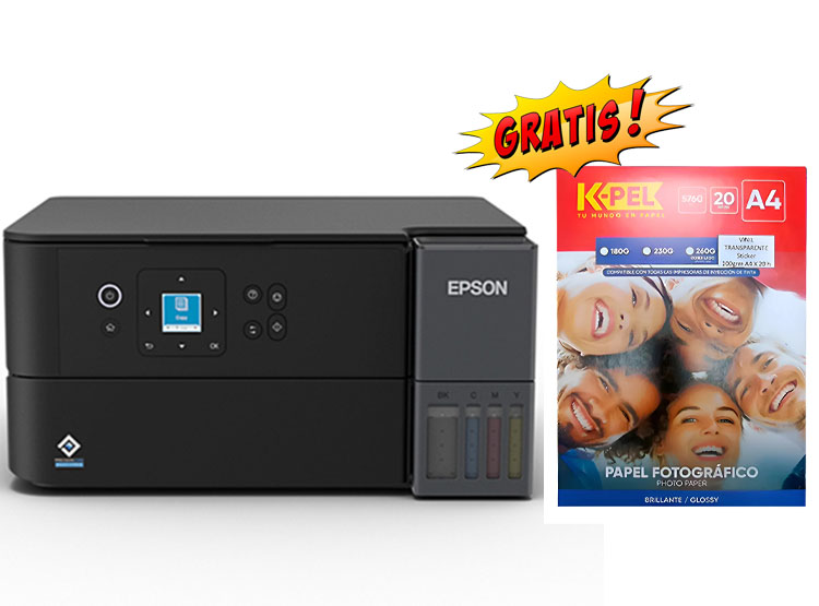 MULTIFUNCIONAL DE TINTA EPSON ECOTANK L4360, IMPRIME / ESCANEA / COPIA / WI-FI / USB - 1
