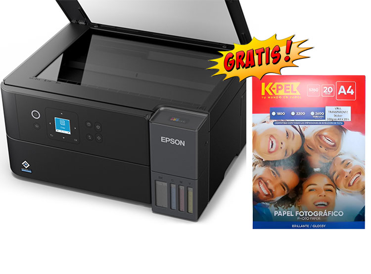 MULTIFUNCIONAL DE TINTA EPSON ECOTANK L4360, IMPRIME / ESCANEA / COPIA / WI-FI / USB - 2