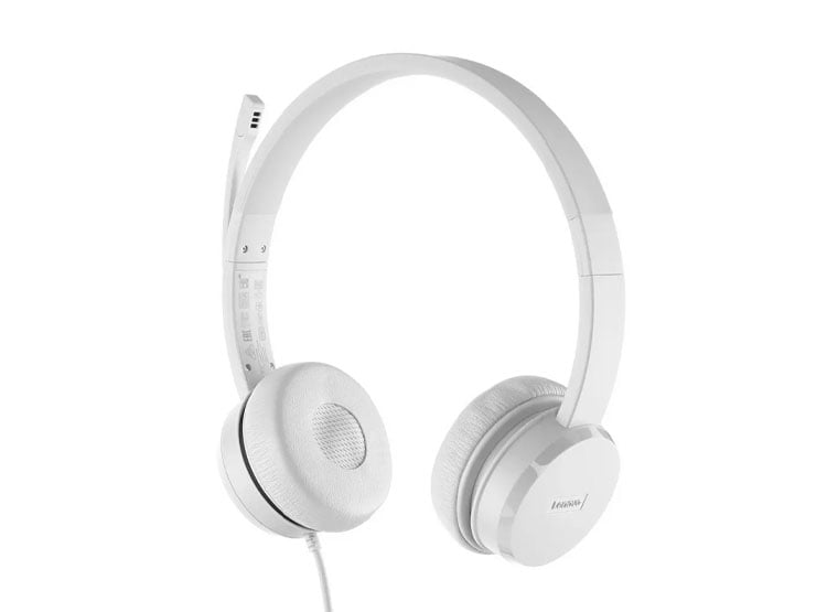 AURICULARES ESTEREO CON MICROFONO LENOVO 110, INTERFAZ USB TIPO-A, COLOR CLOUD GREY (GRIS) - 2