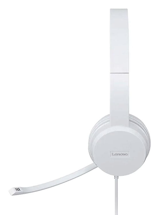 AURICULARES ESTEREO CON MICROFONO LENOVO 110, INTERFAZ USB TIPO-A, COLOR CLOUD GREY (GRIS) - 3