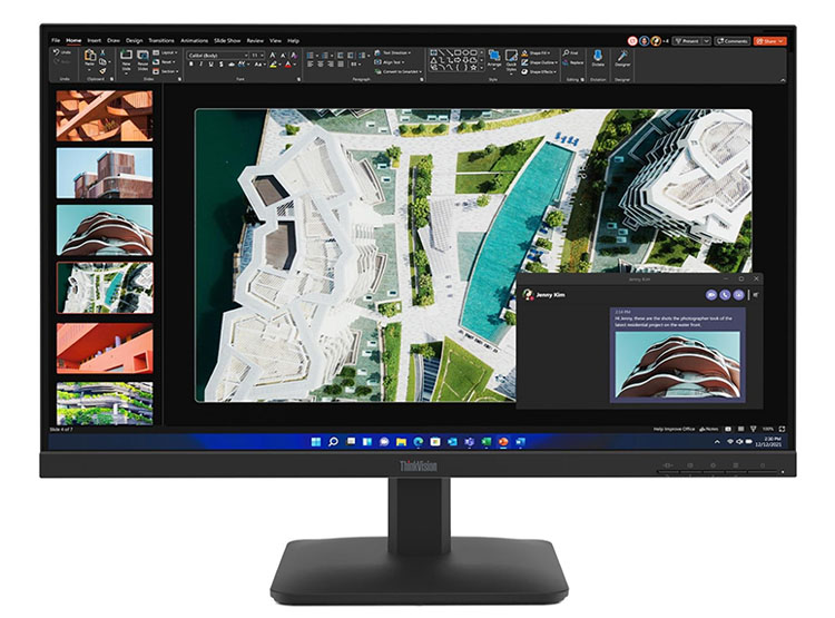 MONITOR PLANO LENOVO THINKVISION S27-4E, 27' WLED / FHD / IPS / HDMI / VGA - 1