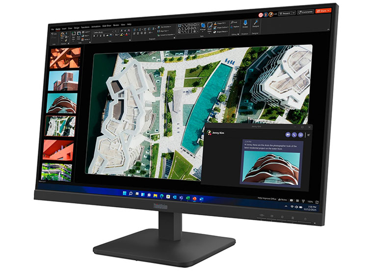 MONITOR PLANO LENOVO THINKVISION S27-4E, 27' WLED / FHD / IPS / HDMI / VGA - 2