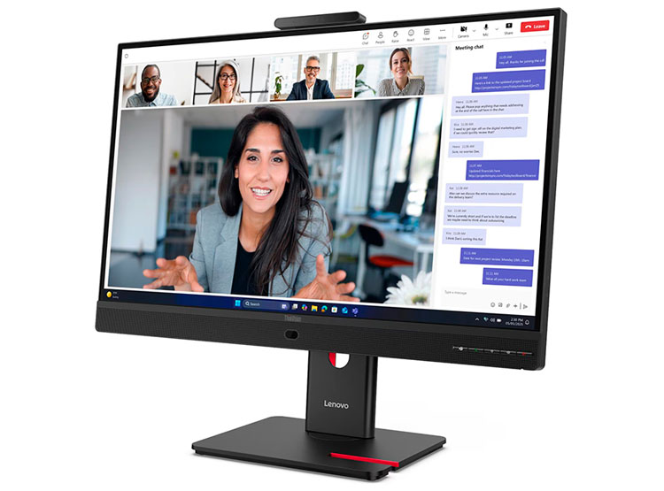 MONITOR PLANO LENOVO THINKVISION T27QD-4V, 27' WLED QHD / IPS / HDMI / DP / DP-OUT / USB-C / RJ45 / 5WX2 - 2