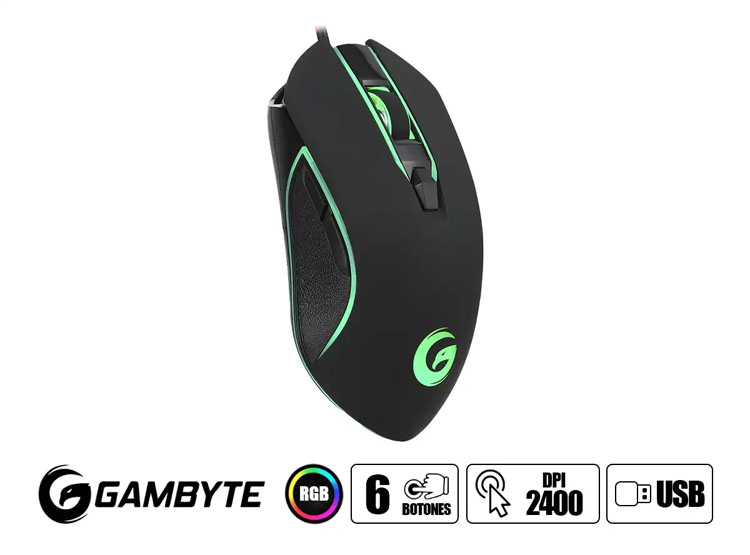 COMBO GAMER GAMBYTE 2 EN UNO REXAR G (TC-GRREXAKT-MT) NEGRO - 3