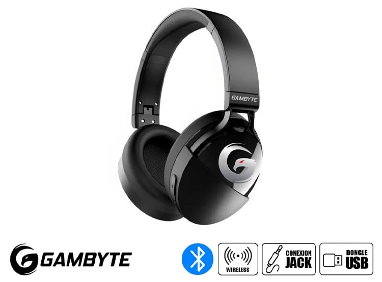AURICULAR INALAMBRICO GAMBYTE SOUL GAMING 5.1 (GI-SOUL-KT) NEGRO - 1