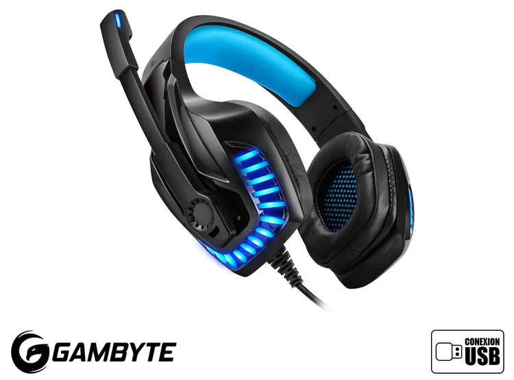 AURICULAR GAMBYTE G PRO GAMING 7.1 (GI-BLUEG-KT)   AZUL - 1