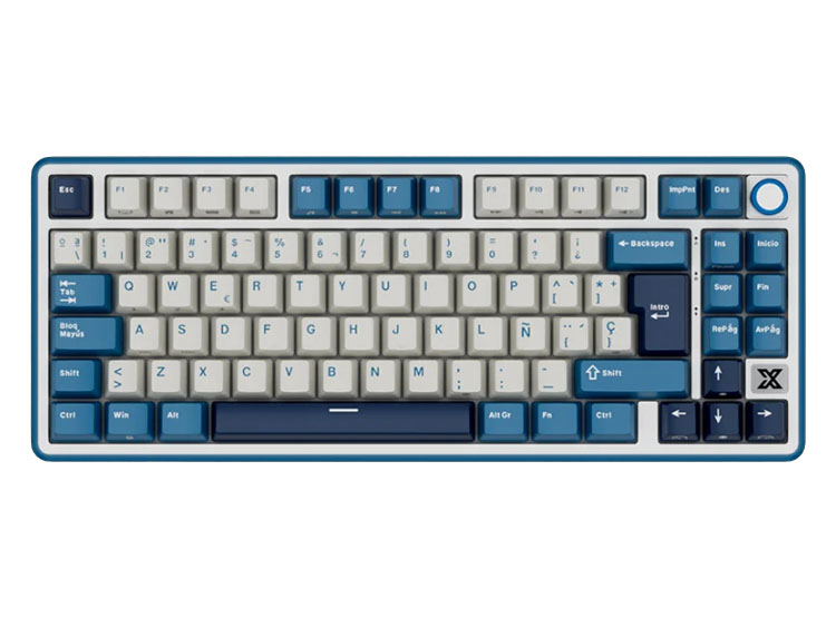 TECLADO ROYAL KLUDGE RK X87 CABLEADO BLUE - CREAMY SWITCH - 2