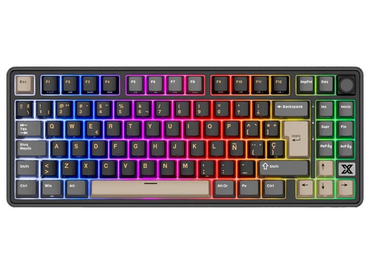TECLADO ROYAL KLUDGE RK X87 CABLEADO PHANTOM - CREAMY SWITCH - 1