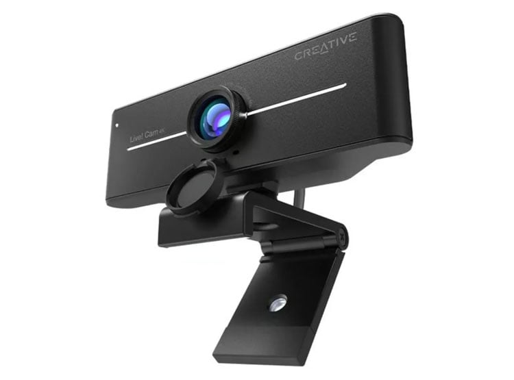CAMARA CREATIVE LIVE! CAM SYNC 4K UHD 2160P DUAL MIC USB C/TAPA BLACK (73VF099000000) - 2