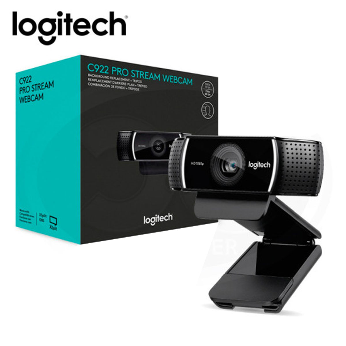 CAMARA LOGITECH C922 PRO STREAM FHD 1080P BLACK (960-001087) - 1