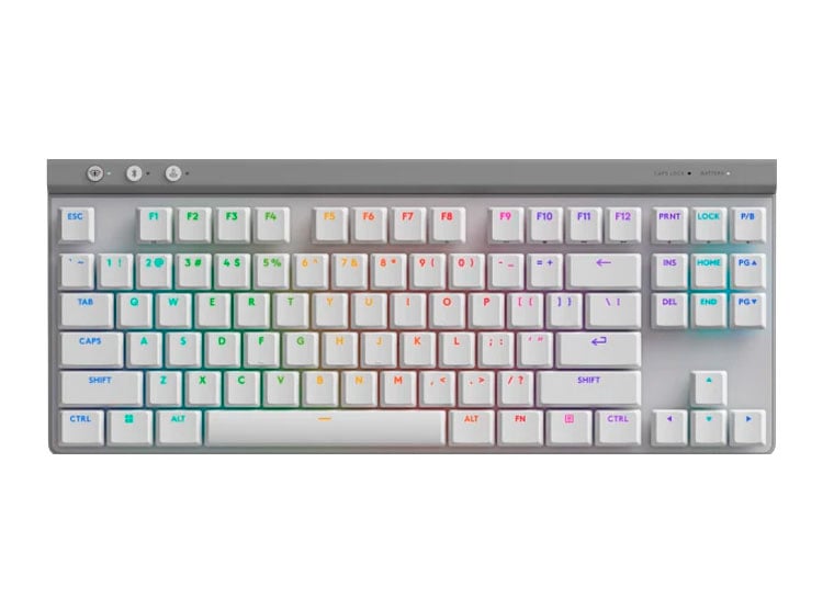 TECLADO LOGITECH G515 TKL LIGHTSPEED/BT LIGHTSYNC RGB WHITE (920-012535) - 1